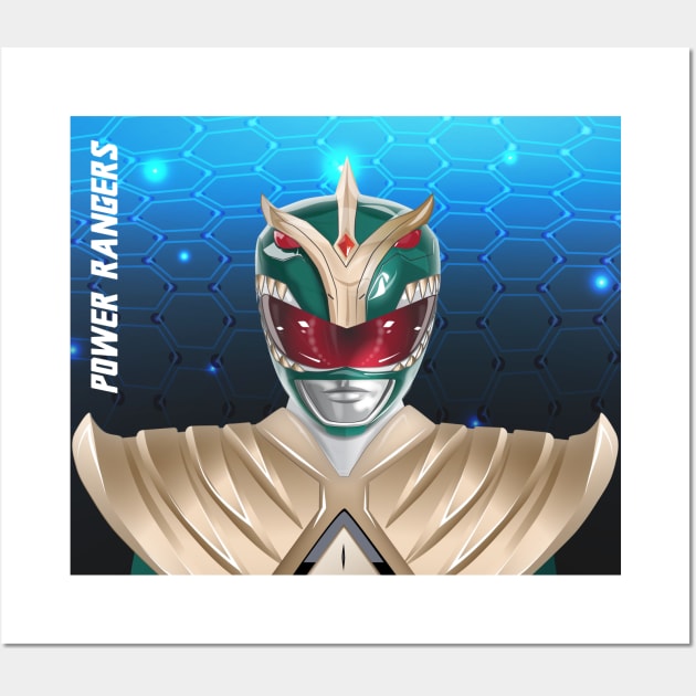 Boom Green Ranger Wall Art by creativespero